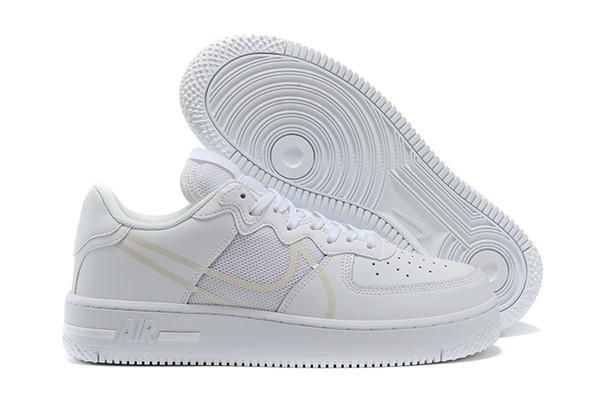 Women's Air Force 1 Low Top White Shoes 032
